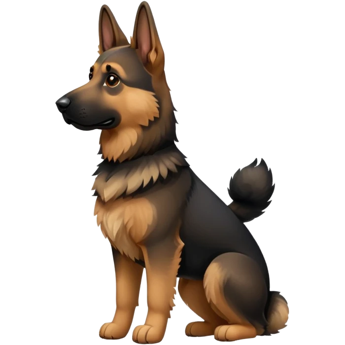 German shepherd  emoji