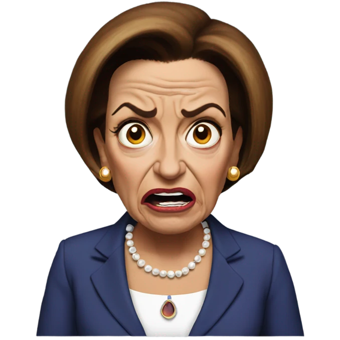 Angry pelosi emoji