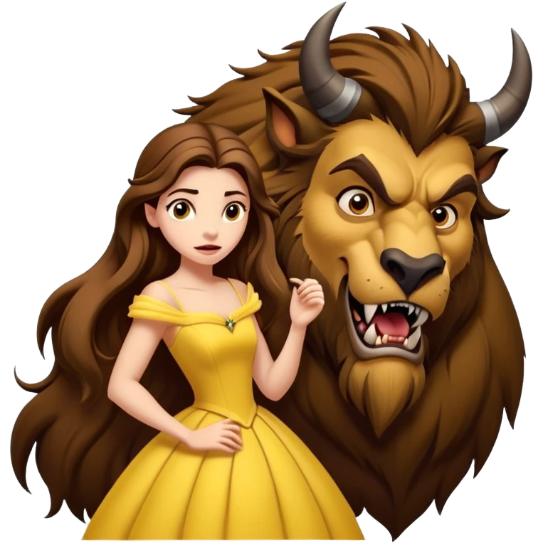 Beauty and the Beast emoji