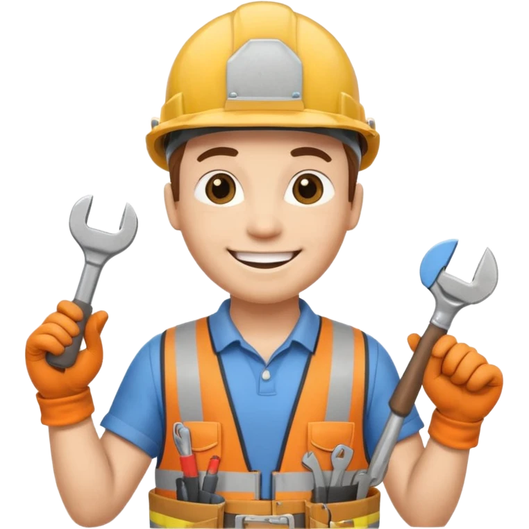 hazme un emoji estilo apple que sea constructor de una empresa emoji