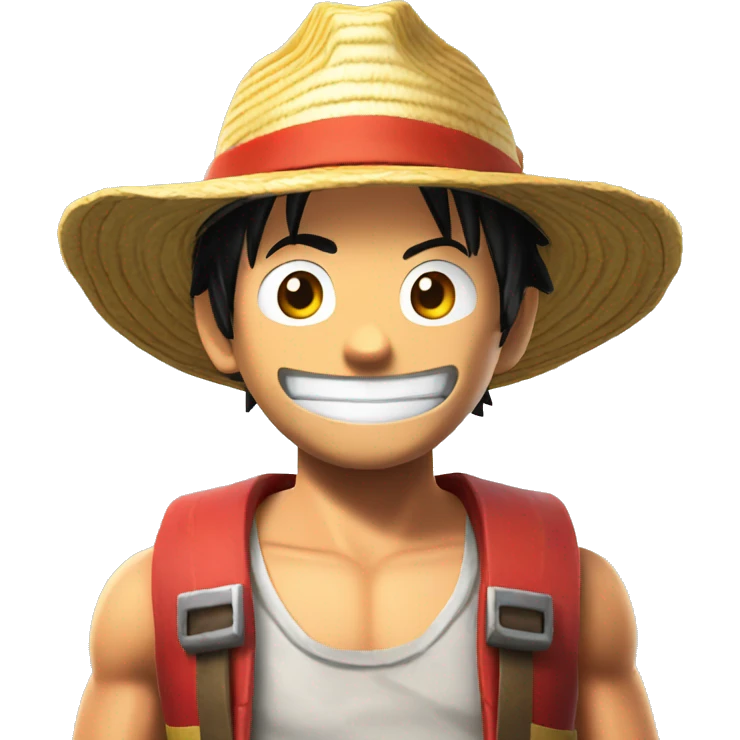 Luffy in fornite emoji