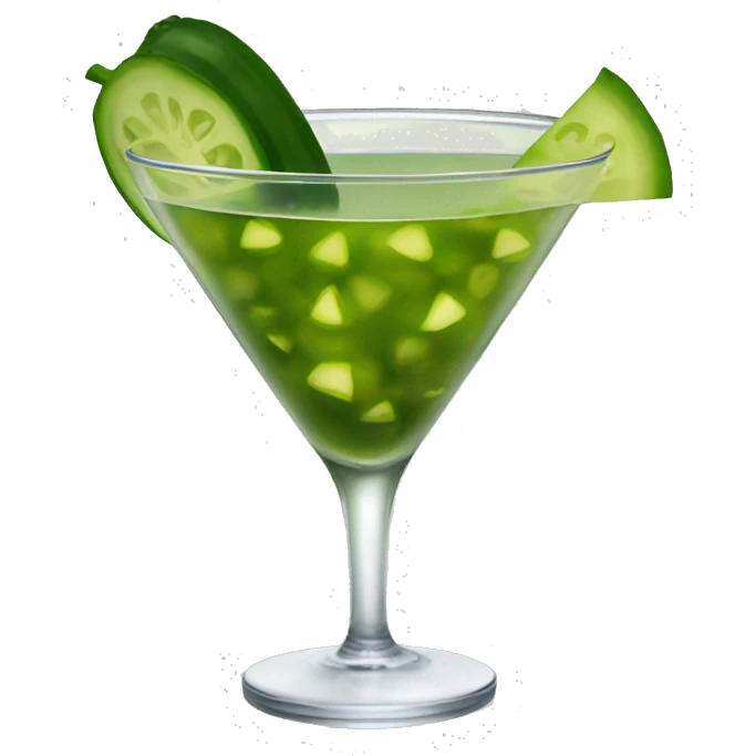 Pickletini emoji