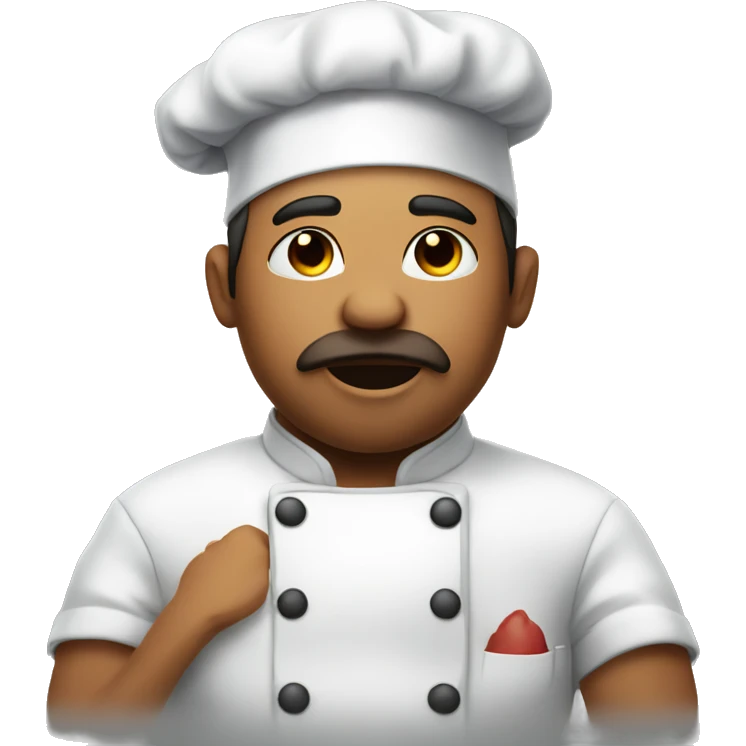 Chefs kiss face emoji
