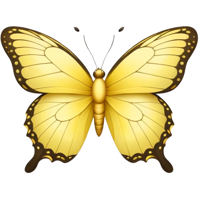 baby yellow butterfly emoji