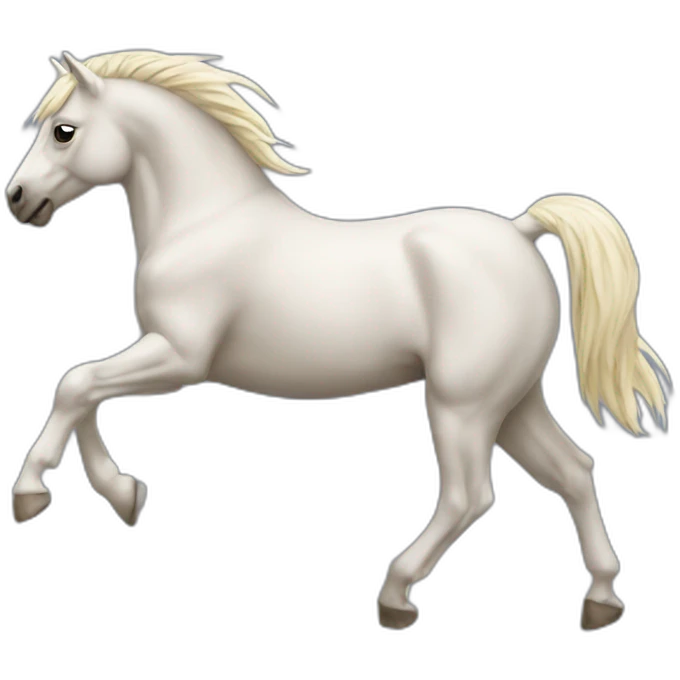 Cheval qui saute emoji