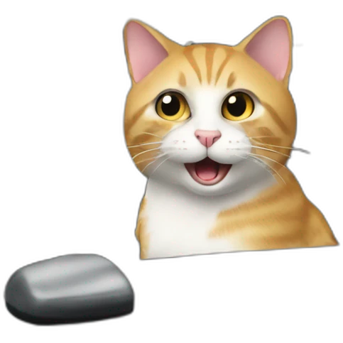 cat drive a car emoji