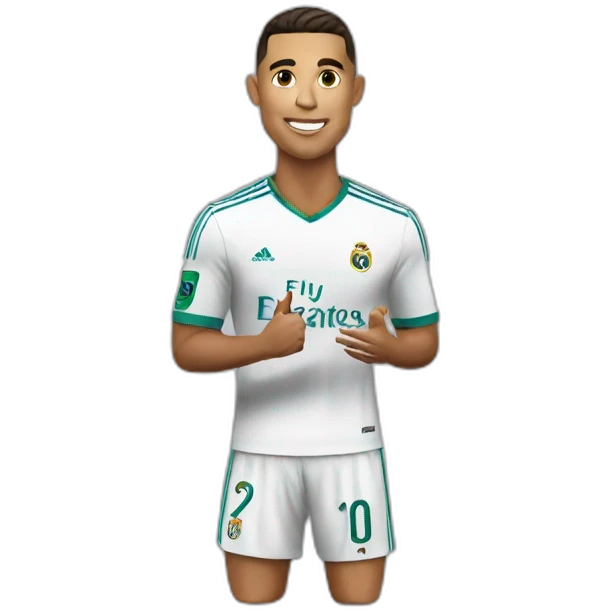 Ronaldo head applause emoji