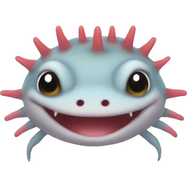 Axolotl face emoji