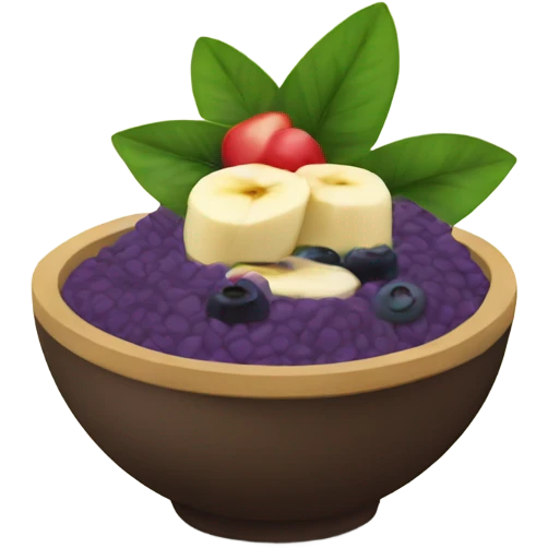 acai bowl emoji