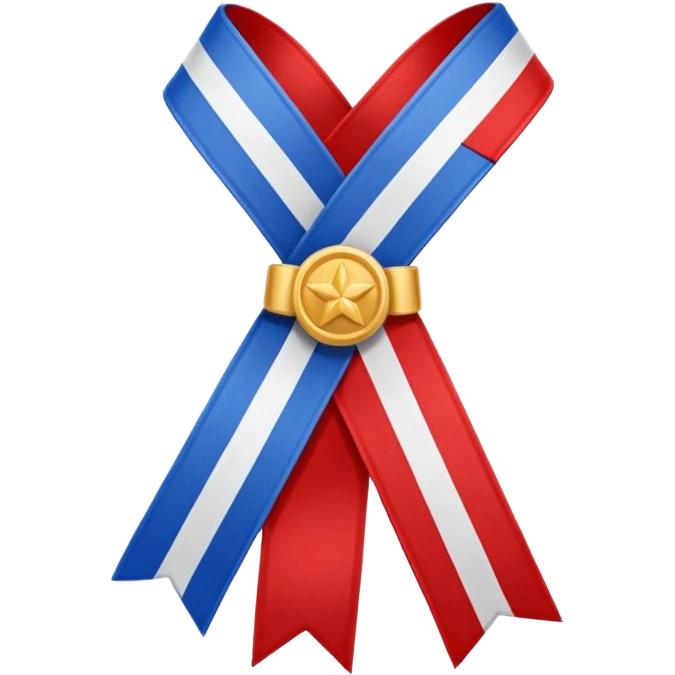 the mayor’s sash (with the color of french flag) emoji