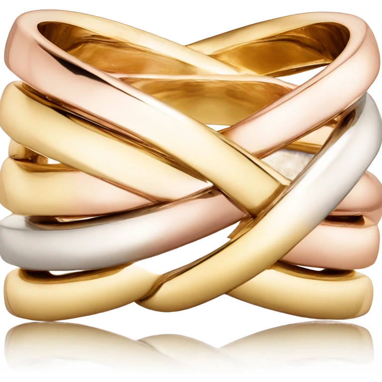 cartier trinity ring emoji