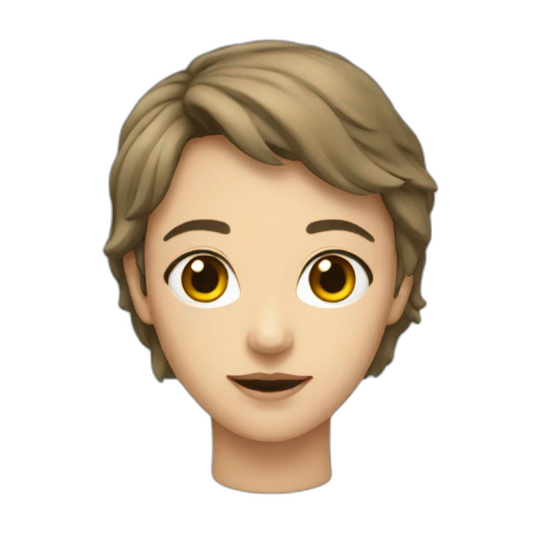 Un homme sue une femme emoji