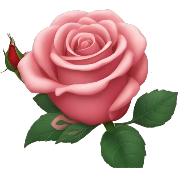 To lovingly caress a rose with one's hand emoji