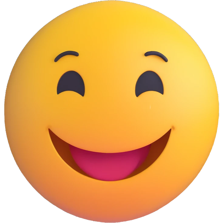 3D smiley emoji, round shape, grandparents with heart background, red color, smiling face emoji