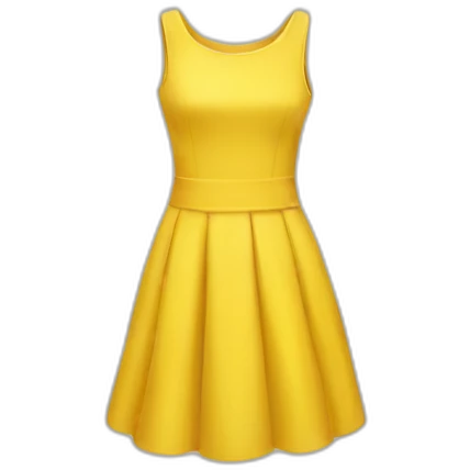 yellow dress emoji