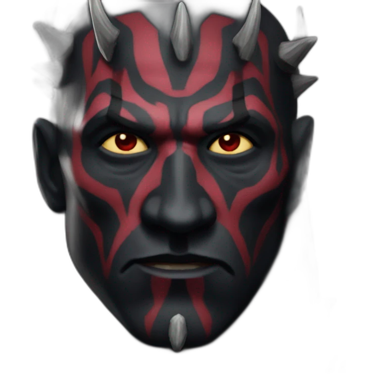 Dark maul emoji