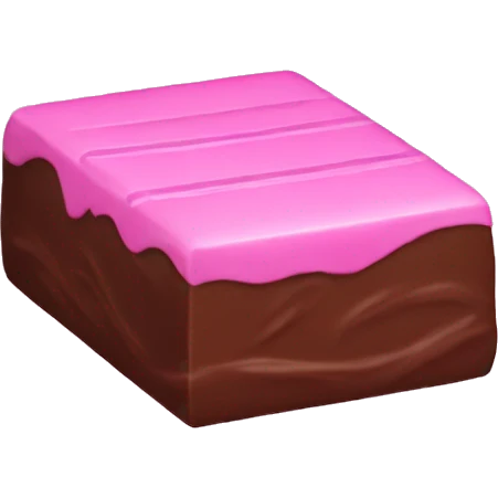pink chocolate  emoji