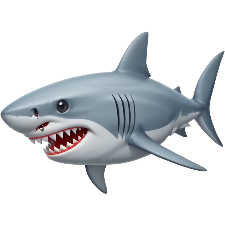 a shark wearing Nike shoes emoji