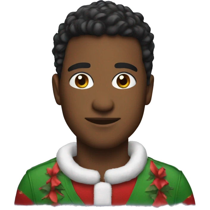 me dressed up in holiday spirit emoji