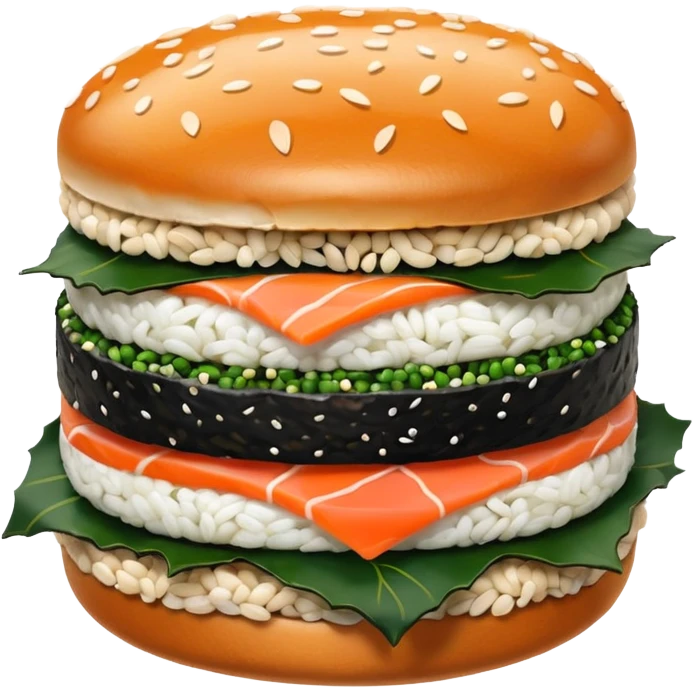 sushi burger emoji