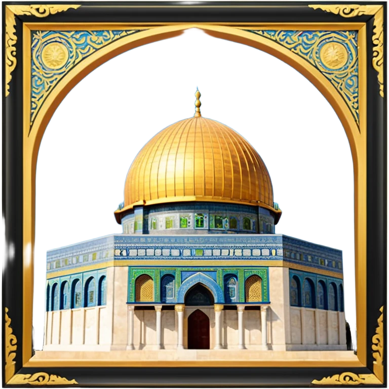 Dome of the rock, Palestine emoji