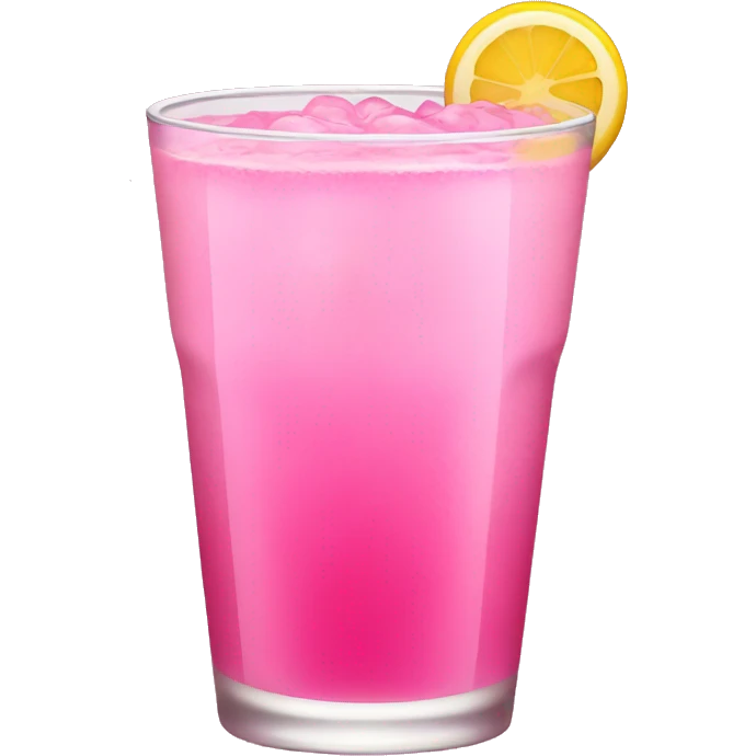 Pink drink emoji