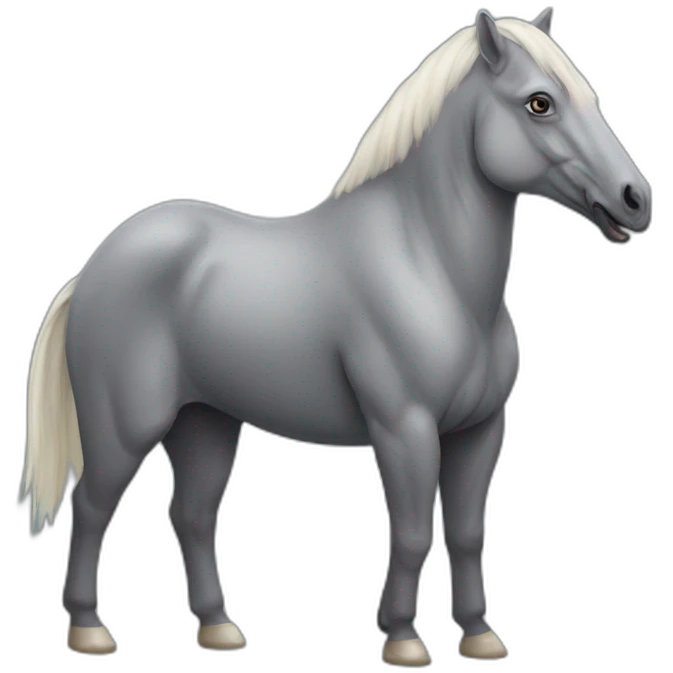 Horse elephant hybrid emoji