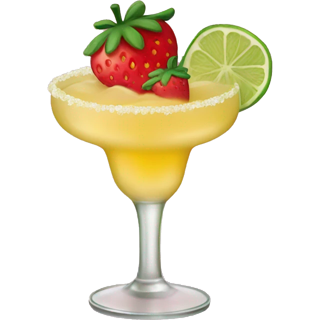 Margarita strawberry  emoji