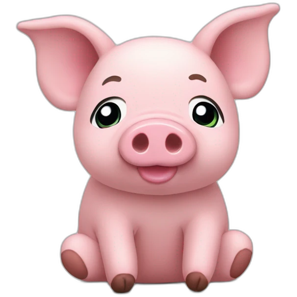 Ty-tulip-stuffed-pig-toy-slouching-sitting-plush-fluffy emoji