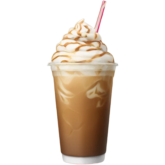 Iced latte emoji