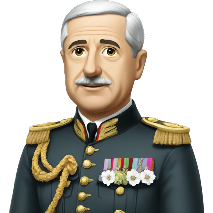 degaulle en robe emoji