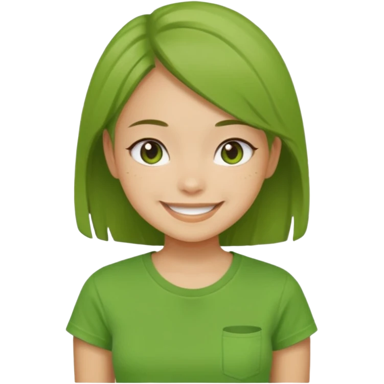 Matcha girl emoji