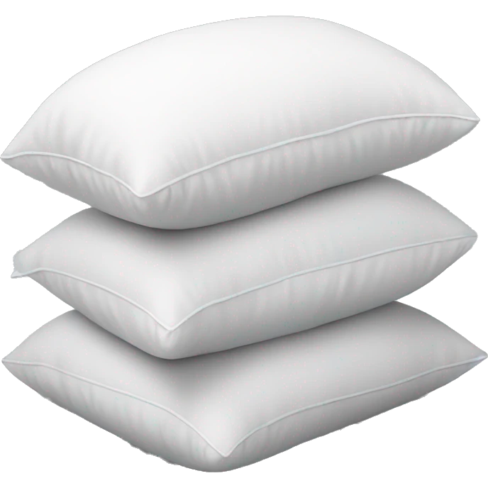 White pillows stack  emoji
