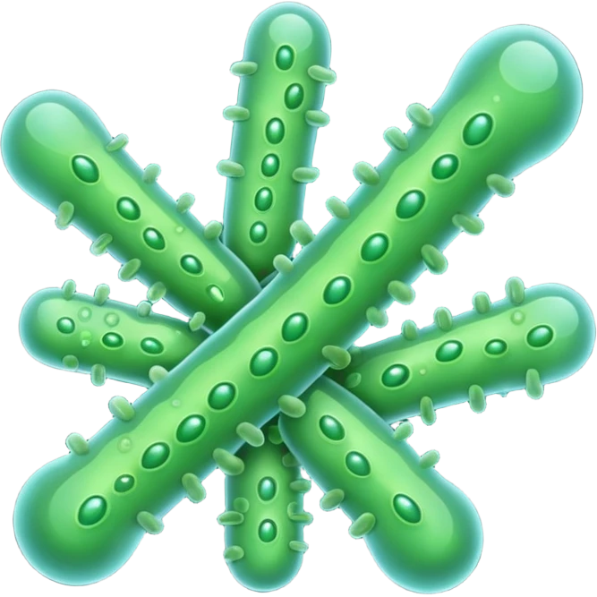 green gut bacteria emoji