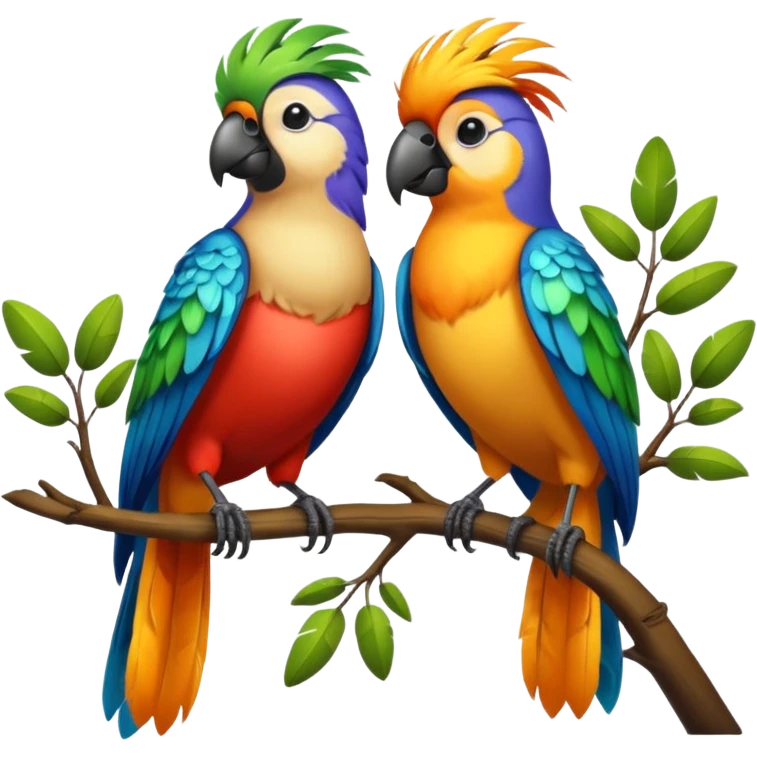 Jungle birds emoji
