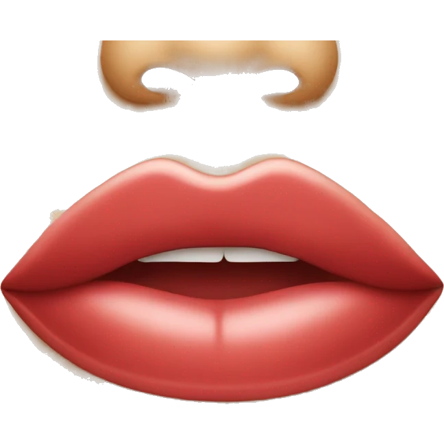 lips from the side emoji