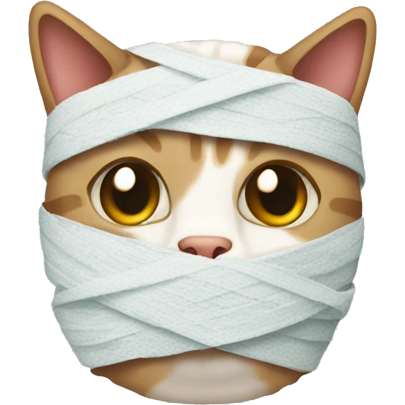 cat bandaged emoji
