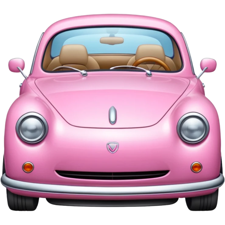 Araba pink düz emoji