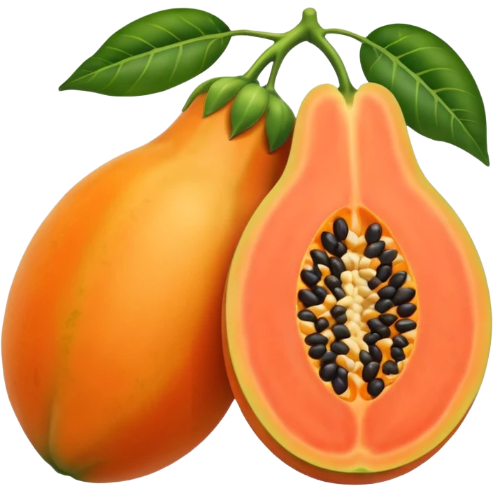 papaya emoji