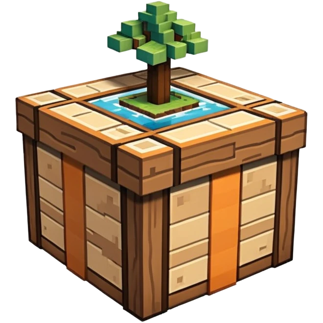 Minecraft crafting table emoji