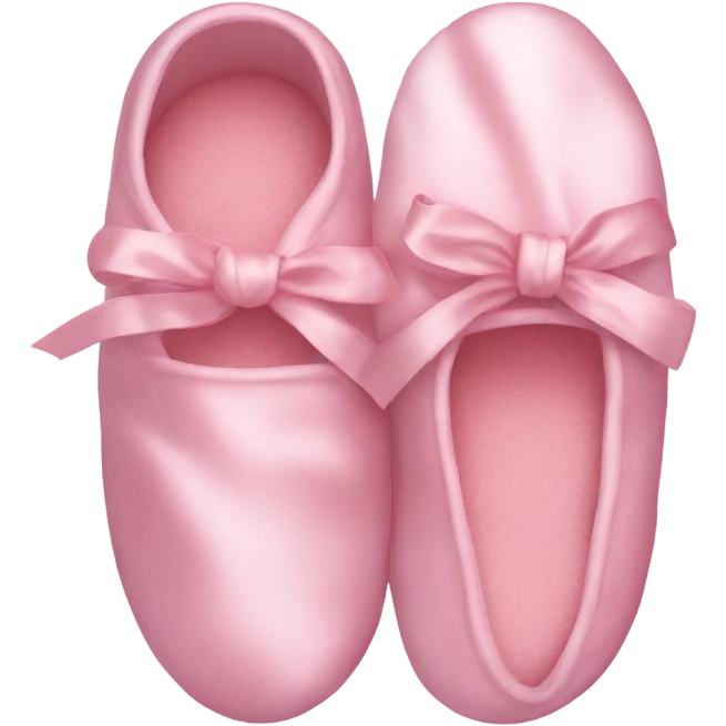 Light pink silk slippers and robe emoji