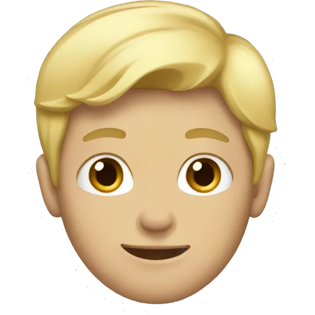 blonde boy emoji