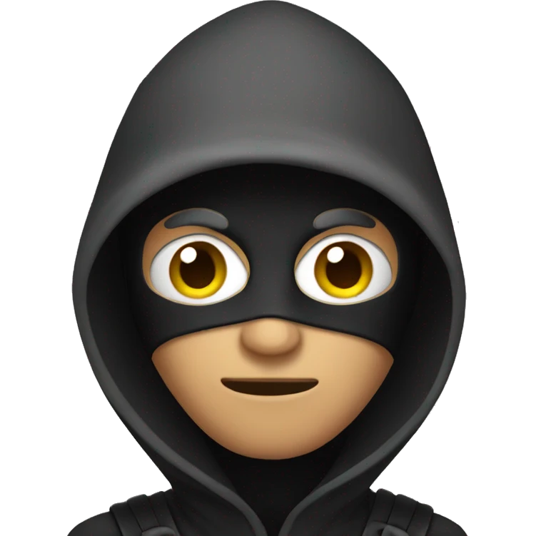 robber with hood  emoji