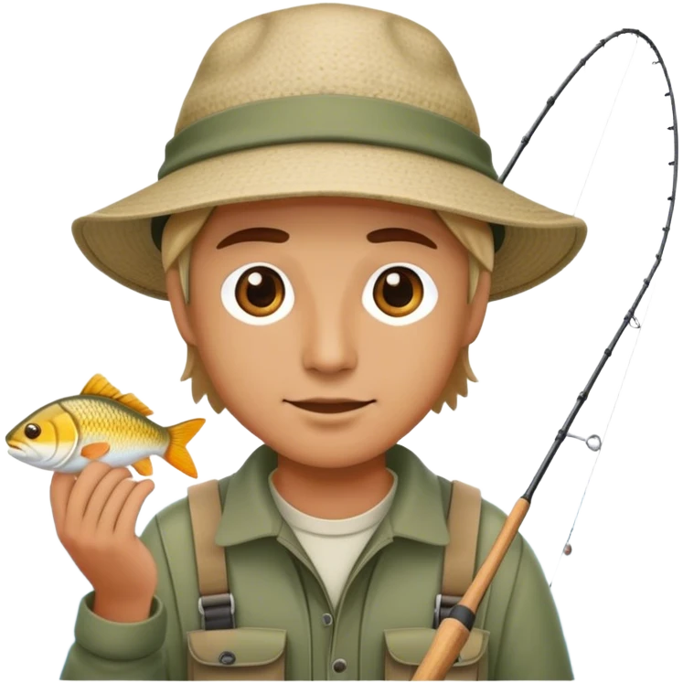 Fishing on the lake  emoji