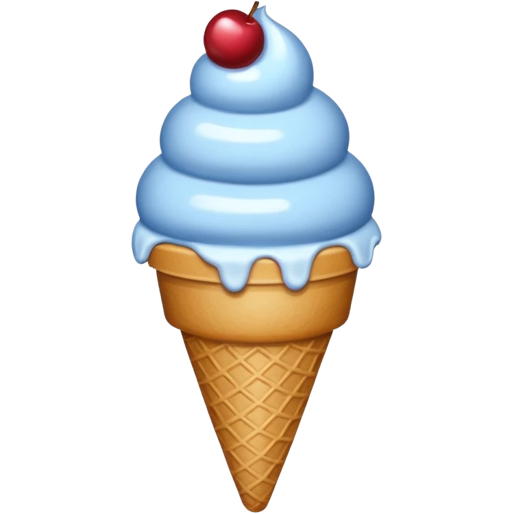Ice cream but its have a hand emoji