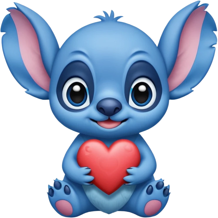 stitch saying thankyou with love  emoji