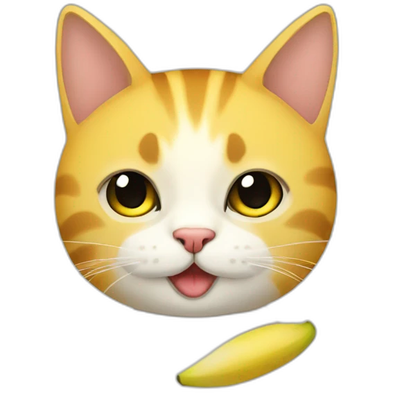 Cat banane emoji