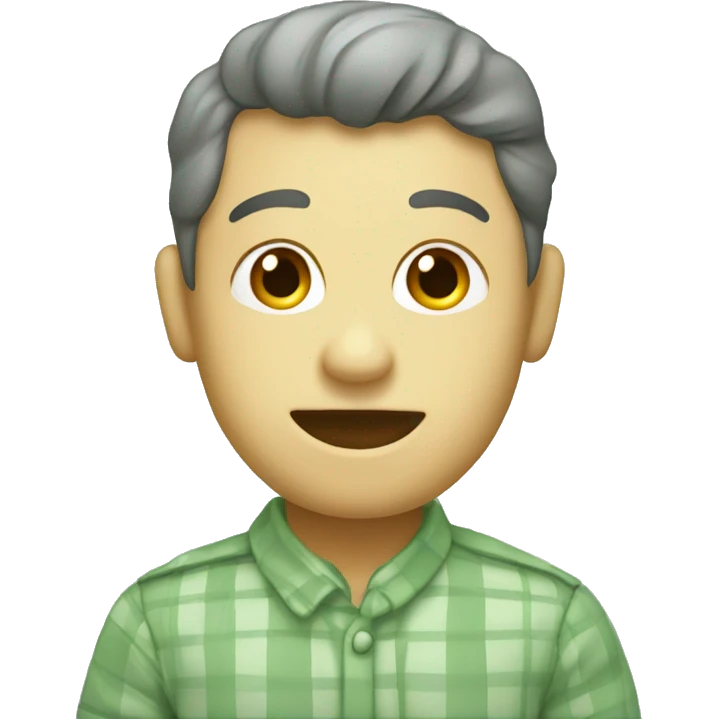 sage green cute check sign  emoji