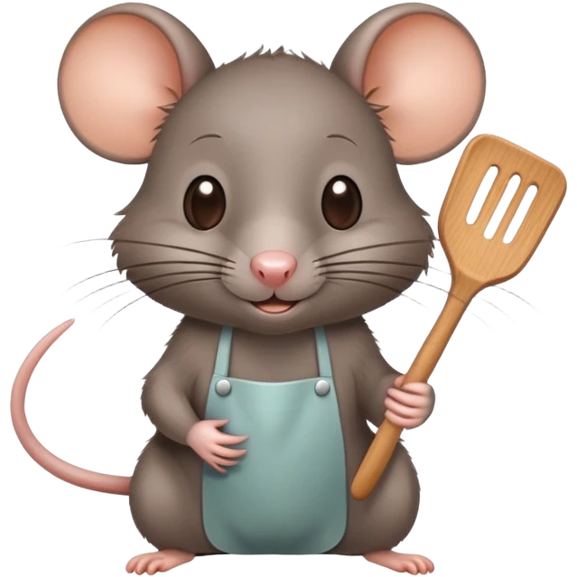 Rat with a spatula  emoji