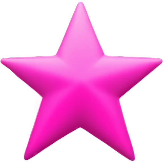 Pink star emoji